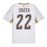 Camisa de Futebol República Checa Tomas Soucek #22 Equipamento Secundário Mundo 2026 Manga Curta